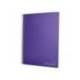 Bloc Liderpapel Din A4 micro jolly cuadrícula 5mm 5 bandas 4 taladros tapa forrada 75 gr color morado