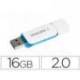 MEMORIA USB PHILIPS FLASH USB 2.0 16GB SNOW BLUE