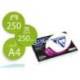 PAPEL FOTOCOPIADORA COLOR BLANCO DCP COATED GLOSSY DIN A4 250 GRAMOS PAQUETE 250 HOJAS