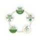 CARPETA LEITZ RECYCLE GOMAS DIN A4 CARTON RECICLABLE 100% AZUL