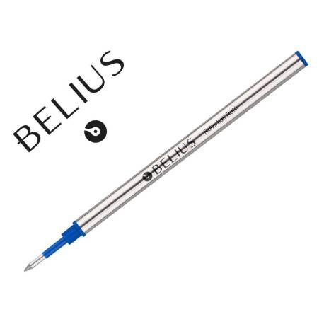 RECAMBIO ROLLER BELIUS COLOR AZUL 0,7 MM CAJA 3 UNIDADES