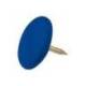 CHINCHETA LISMANIA OFFICE COLOR AZUL CLARO CAJA DE 100 UNIDADES