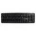 TECLADO Q-CONNECT CON CABLE 1,35 MT COLOR NEGRO