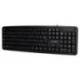 TECLADO Q-CONNECT CON CABLE 1,35 MT COLOR NEGRO