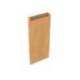 SOBRE PAPEL BASIKA KRAFT NATURAL LISO CON FUELLE S 150X300X60 MM PAQUETE DE 25 UNIDADES