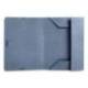 CARPETA LIDERPAPEL GOMAS FOLIO 3 SOLAPAS CARTON PINTADO AZUL 410 G/M2