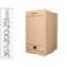 CAJA ARCHIVO DEFINITIVO LIDERPAPEL FOLIO DOBLE ANCHO CARTON RECICLADO 400G/M2 LOMO 200 MM KRAFT 367X200X251 MM