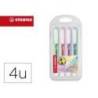 Rotulador Stabilo Swing Cool Pastel Fluorescente 4 unidades