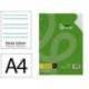RECAMBIO LIDERPAPEL A4 100 HOJAS 100G/M2 PAUTA 4 3,5MM CON MARGEN 4 TALADROS