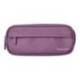 ESTUCHE PORTATODO LIDERPAPEL CLASSIC OVALADO 2 CREMALLERAS CON BOLSILLO DELANTERO 210X90MM MORADO EMPOLVADO