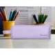 ESTUCHE PORTATODO LIDERPAPEL CLASSIC RECTANGULAR CON ASA 210X70MM LILA