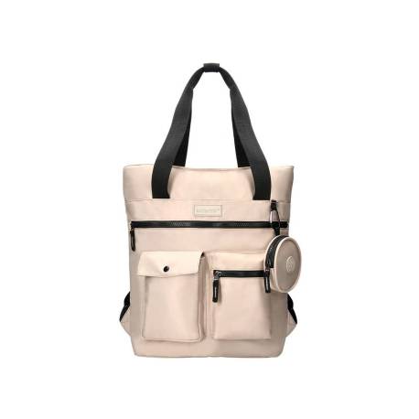 BOLSO MOCHILA ANTARTIK CASUAL COLOR BEIGE 400X120X390 MM