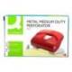 TALADRADOR Q-CONNECT KF14219 ROJO ABERTURA 2 MM CAPACIDAD 20 HOJAS