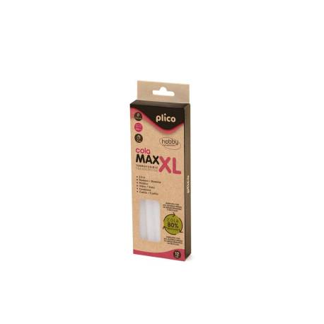 BARRA TERMOFUSIBLE PLICO COLA MAXI XL RECICLADA 11,5 MM DE DIAMETRO X 200 MM DE ALTO BLISTER DE 12 UNIDADES