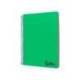CUADERNO ESPIRAL LIDERPAPEL A4 MICRO WONDER TAPA PLASTICO 120H 90GR CUADRO 5MM 5 BANDAS 4 TALADROS COLOR VERDE OSCURO