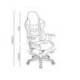 SILLA Q-CONNECT GAMING ORVIETO SIMIL PIEL BASE METALICA ALT MAX 1200 ANC 650 PROF 650 MM RUEDAS PREMIUM NEGRO ROJO