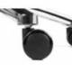SILLA Q-CONNECT DIRECCION RAVENNA MALLA BASE METALICA ALT MAX 1300 ANC 670 PROF 730 MM RUEDAS PREMIUM COLOR NEGRO