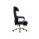 SILLA Q-CONNECT DIRECCION RAVENNA SIMIL PIEL BASE METALICA ALT MAX 1300 ANC 670 PROF 730 MM RUEDAS PREMIUM
