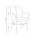 SILLA Q-CONNECT CONFIDENTE SIEMIONE BASE METALICA ALT MAX 820 ANC 570 PROF 580 COLOR GRIS OSCURO