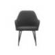 SILLA Q-CONNECT CONFIDENTE SIEMIONE BASE METALICA ALT MAX 820 ANC 570 PROF 580 COLOR GRIS OSCURO