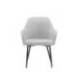 SILLA Q-CONNECT CONFIDENTE SIEMIONE BASE METALICA ALT MAX 820 ANC 570 PROF 580 COLOR GRIS CLARO