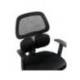 SILLA Q-CONNECT OFICINA ANCONA MALLA BASE METALICA ALT MAX 1110 ANC 660 PROF 590 RUEDAS PREMIUM COLOR NEGRO