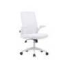 SILLA Q-CONNECT OFICINA ALBA MALLA BASE METALICA ALT MAX 1110 ANC 610 PROF 580 RUEDAS PREMIUM COLOR BLANCO