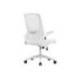 SILLA Q-CONNECT OFICINA ALBA MALLA BASE METALICA ALT MAX 1110 ANC 610 PROF 580 RUEDAS PREMIUM COLOR BLANCO