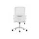 SILLA Q-CONNECT OFICINA ALBA MALLA BASE METALICA ALT MAX 1110 ANC 610 PROF 580 RUEDAS PREMIUM COLOR BLANCO