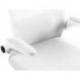 SILLA Q-CONNECT OFICINA ALBA MALLA BASE METALICA ALT MAX 1110 ANC 610 PROF 580 RUEDAS PREMIUM COLOR BLANCO