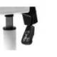 SILLA Q-CONNECT OFICINA ALBA MALLA BASE METALICA ALT MAX 1110 ANC 610 PROF 580 RUEDAS PREMIUM COLOR BLANCO