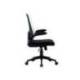 SILLA Q-CONNECT OFICINA ALBA MALLA BASE METALICA ALT MAX 1110 ANC 610 PROF 580 RUEDAS PREMIUM COLOR NEGRO AZUL