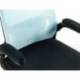SILLA Q-CONNECT OFICINA ALBA MALLA BASE METALICA ALT MAX 1110 ANC 610 PROF 580 RUEDAS PREMIUM COLOR NEGRO AZUL