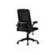 SILLA Q-CONNECT OFICINA ALBA MALLA BASE METALICA ALT MAX 1110 ANC 610 PROF 580 RUEDAS PREMIUM COLOR NEGRO