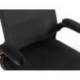 SILLA Q-CONNECT OFICINA ALBA MALLA BASE METALICA ALT MAX 1110 ANC 610 PROF 580 RUEDAS PREMIUM COLOR NEGRO