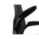 SILLA Q-CONNECT OFICINA ALBA MALLA BASE METALICA ALT MAX 1110 ANC 610 PROF 580 RUEDAS PREMIUM COLOR NEGRO