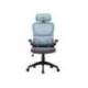 SILLA Q-CONNECT DIRECCION SORRENTO MALLA BASE METALICA ALT MAX 1320 ANC 650 PROF 600 MM RUEDAS PREMIUM AZUL GRIS