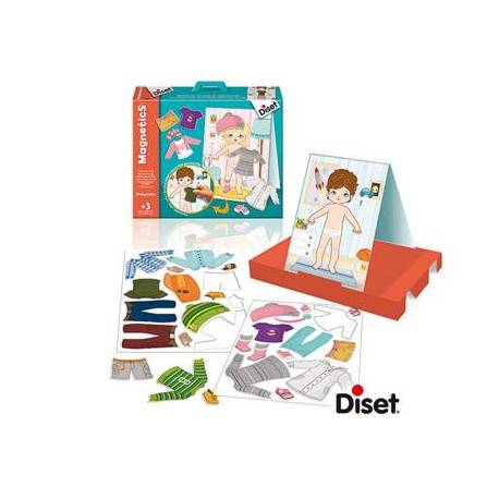 Juego didactico a partir de 3 años Vestir niño niña magnetico Diset