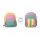 MOCHILA OXFORD REVERSIBLE BUBBLEGUM 130X300X385 MM