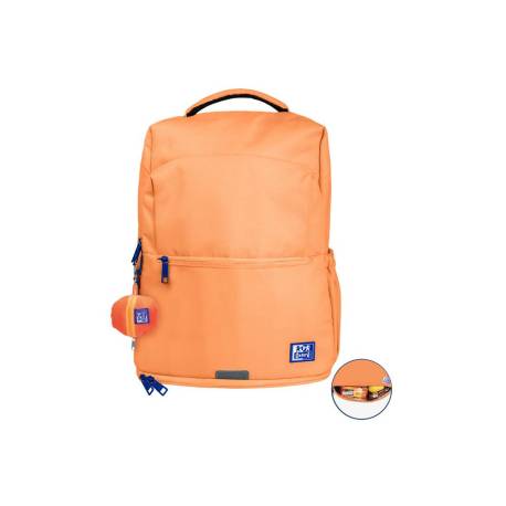 MOCHILA OXFORD B-OUT IMPERMEABLE COLOR MELOCOTON 30X300X420 MM