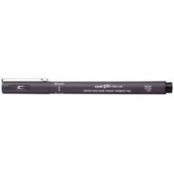 ROTULADOR MARCA UNIBALL PIN BR-200 PUNTA DE PINCEL FINO GRIS OSCURO