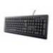 TECLADO TRUST TK-150 USB 2.0 CON CABLE LONGITUD 180 CM COLOR NEGRO