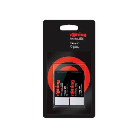 GOMA DE BORRAR ROTRING TIKKY 30 BLISTER DE 2 UNIDADES