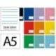 LIBRETA LIDERPAPEL SMART A5 PLUS 32 HOJAS 75G/M2 PAUTA 4 3.5MM CON MARGEN COLORES SURTIDOS