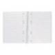 CUADERNO ESPIRAL LIDERPAPEL A5 MICRO SMART TAPA BLANDA 80H 75GR CUADRO 5MM DOBLE MARGEN 6 TALADROS COLORES
