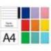 CUADERNO ESPIRAL LIDERPAPEL A4 MICRO SMART TAPA BLANDA 80H 75GR HORIZONTAL 7MM DOBLE MARGEN 4 TALADROS COLORES