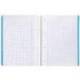 CUADERNO ESPIRAL LIDERPAPEL A4 MICRO SMART TAPA BLANDA 80H 75GR CUADRO 5MM DOBLE MARGEN 4 TALADROS COLORES