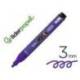 ROTULADOR LIDERPAPEL ACRYLIC BASE AGUA TODO TIPO DE SUPERFICIE PUNTA REDONDA 3 MM PURPURA