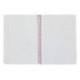 CUADERNO ESPIRAL LIDERPAPEL DIN A5 WITTY TAPA DURA 80H 90GR CUADRO 4MM CON MARGEN COLOR ROSA