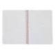 CUADERNO ESPIRAL LIDERPAPEL DIN A5 WITTY TAPA DURA 80H 90GR CUADRO 4MM CON MARGEN COLOR ROJO